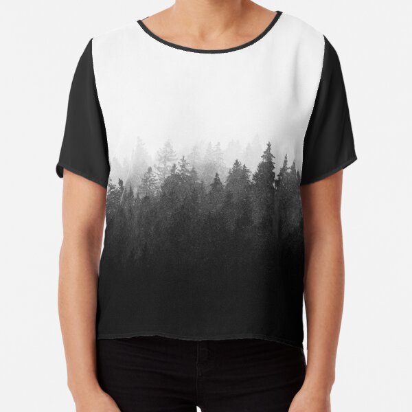 A Wilderness Somewhere Chiffon Top