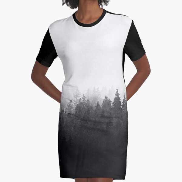 A Wilderness Somewhere Graphic T-Shirt Dress