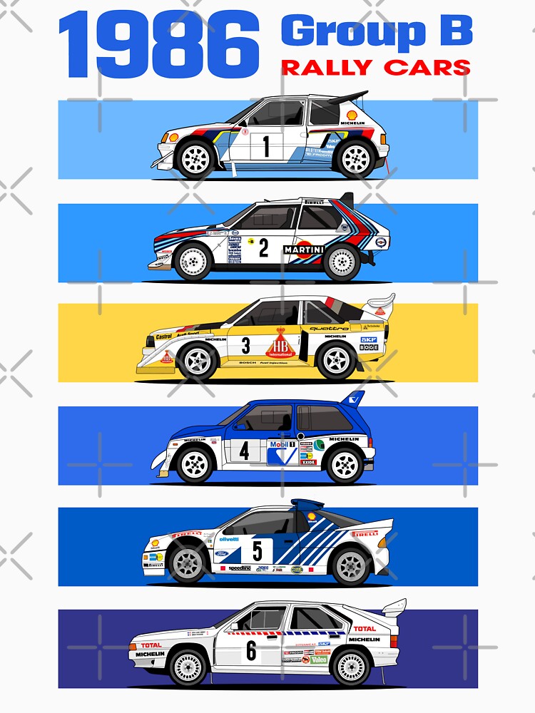 1986 group B rallycars by purpletwinturbo