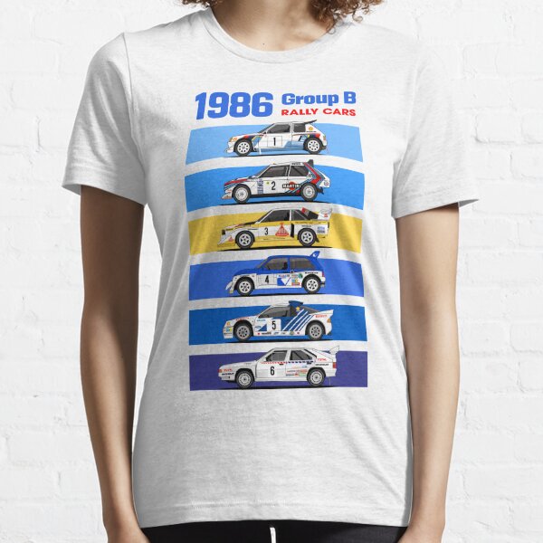 1986 voitures de rallye groupe B T-shirt essentiel