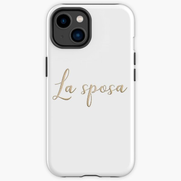 La sposa Gold Lettering iPhone Tough Case
