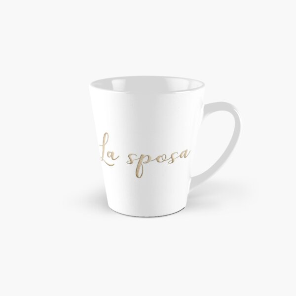 La sposa Gold Lettering Tall Mug
