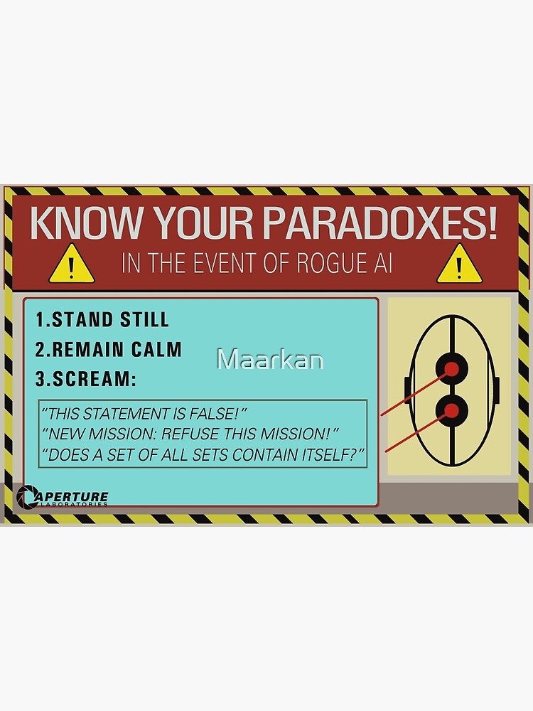 Know your paradoxes! by Maarkan