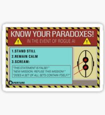 Know your paradoxes! Sticker