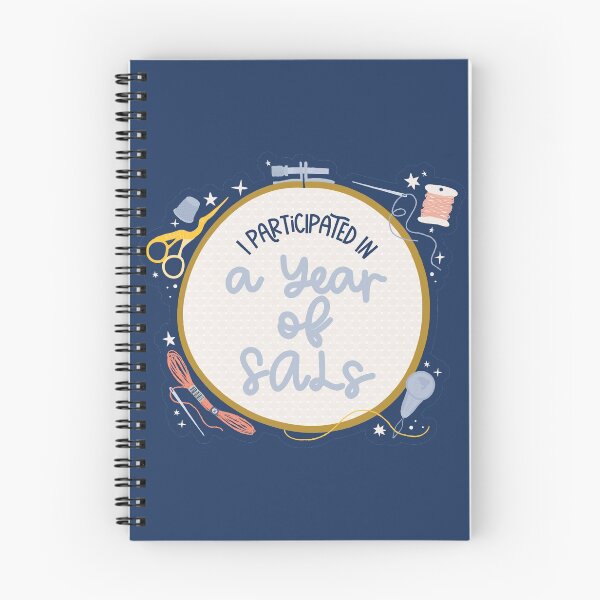 Item preview, A Year of SALs Merchandise - Navy designed and sold by Stitchonomy.