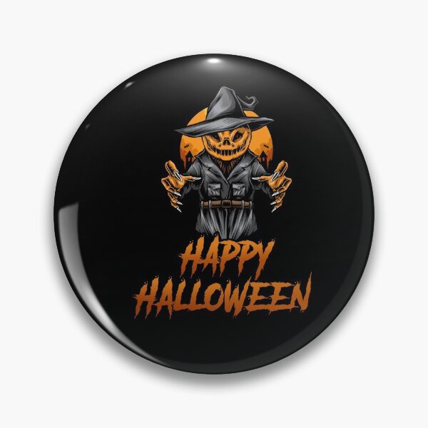 Artikelvorschau, Fröhliches Halloween Kürbis Vogelscheuche entworfen und verkauft von JonasDesign.