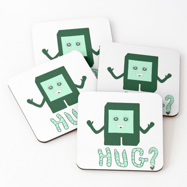 Item preview, Cute Green robot hug. designed and sold by wiwiart.