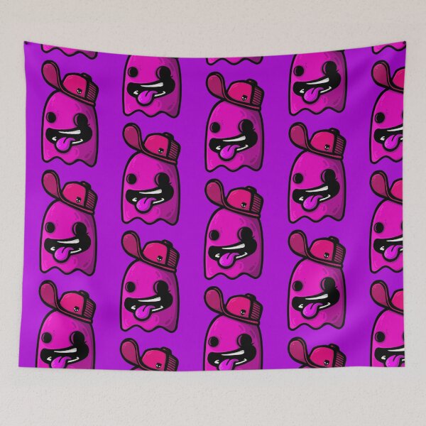 Item preview, Ghost with pink cap designed and sold by manuvila.