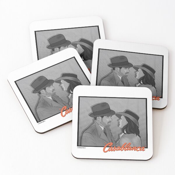 Item preview, Robin & Regina as Rick & Ilsa - Casablanca  designed and sold by hannahsky.