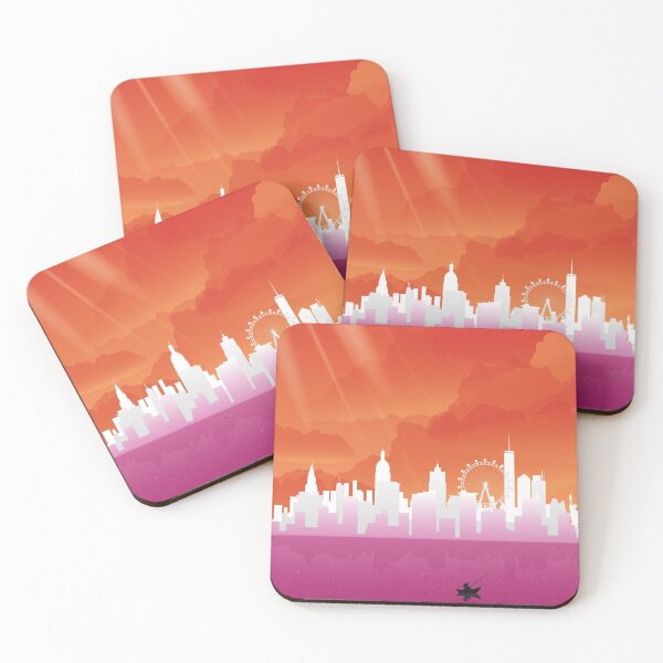 Item preview, Lesbian Art Cityscape designed and sold by Pridish.