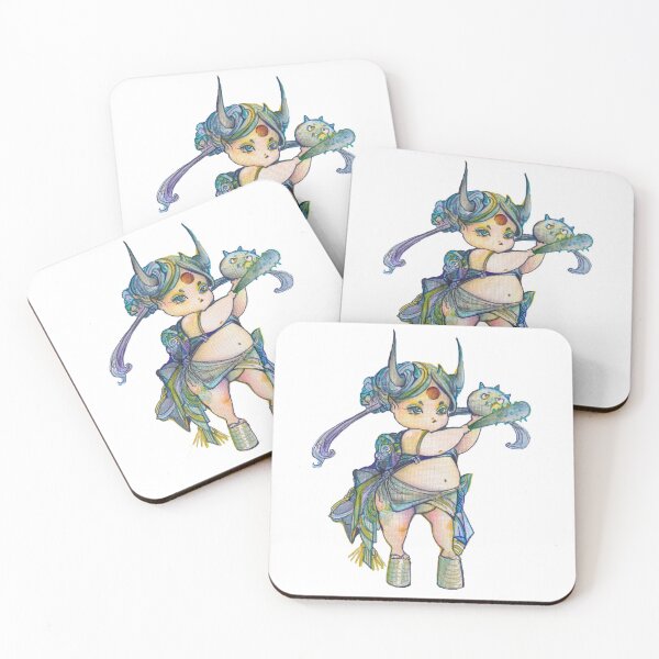 Item preview, Blue demon cute girl designed and sold by B/S Art Studio (Vietnam) Bam Bi.