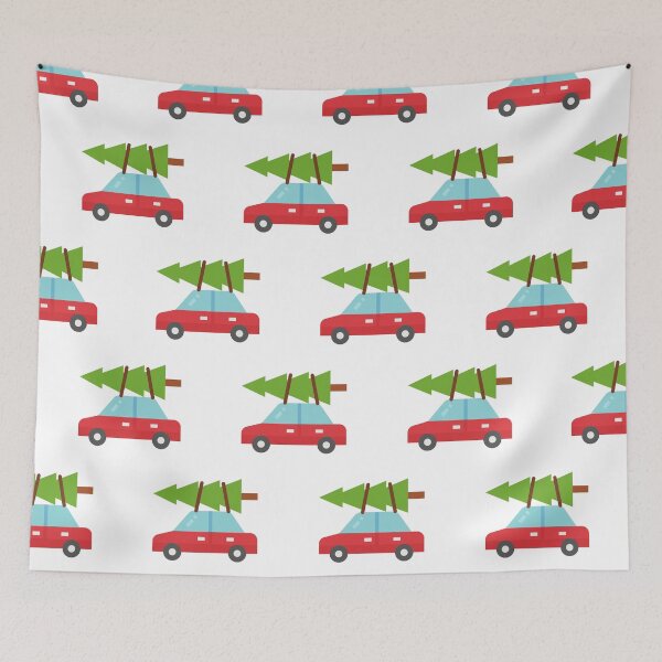 Item preview, car with christmas tree on designed and sold by Con Inspo.