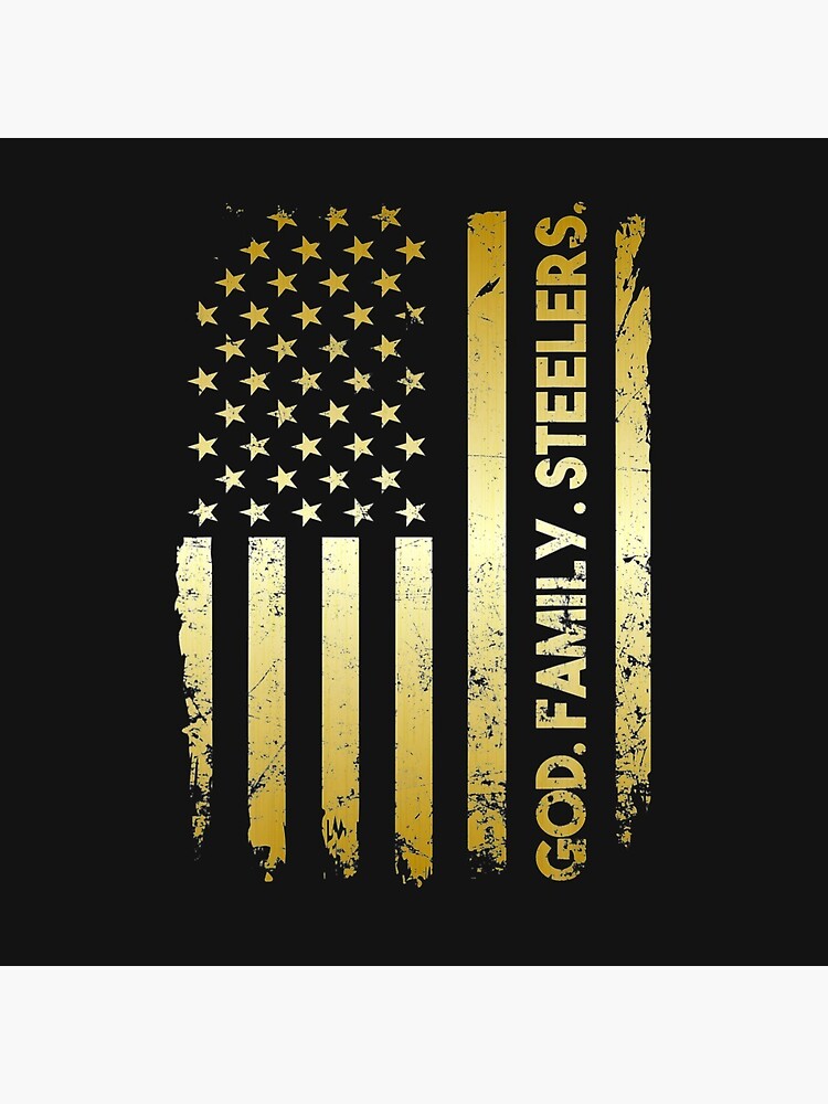 : God Family Steelers Pro Us Flag Shirt Father's Day Dad Gift T-Shirt  : Clothing, Shoes & Jewelry