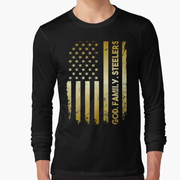 : God Family Steeler Us Flag Shirt Father's Day Dad Funny Gift  Raglan Baseball Tee : Clothing, Shoes & Jewelry