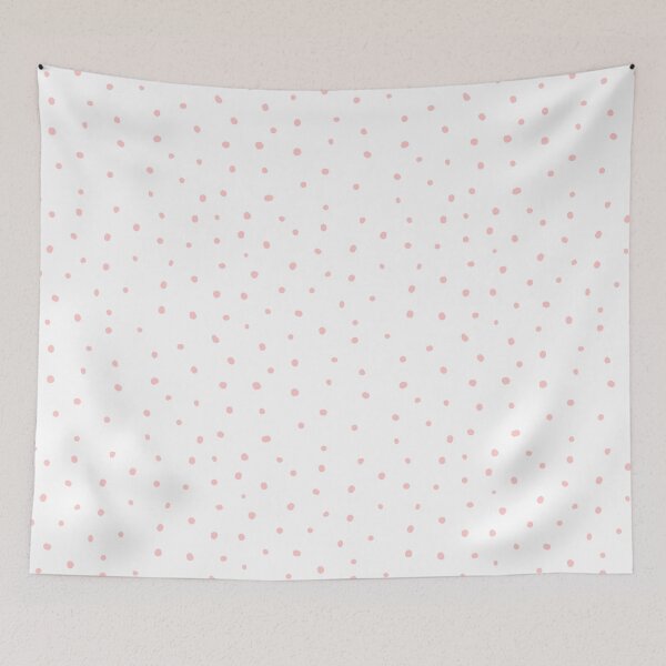 Item preview, Abstract dots, dalmatian, spotty pattern, white and blush pink designed and sold by iclipart.