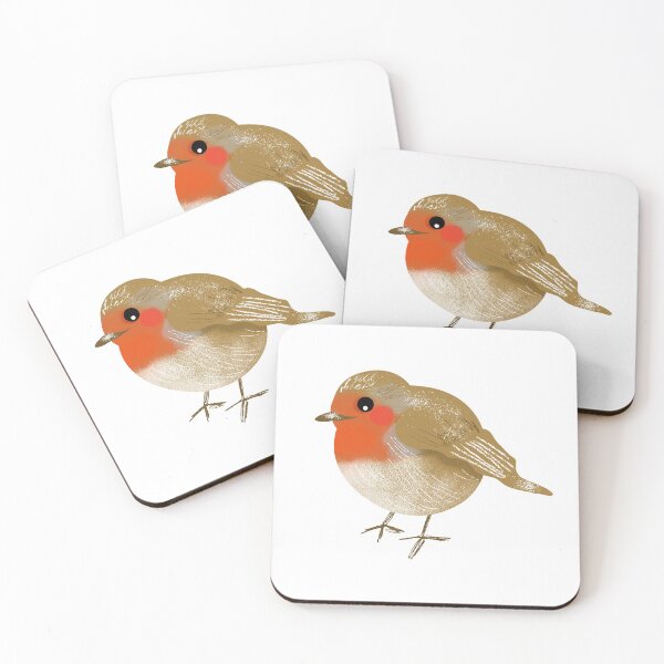 Item preview, Cute Robin RedBreast Christmas Bird designed and sold by VicEllisArt.