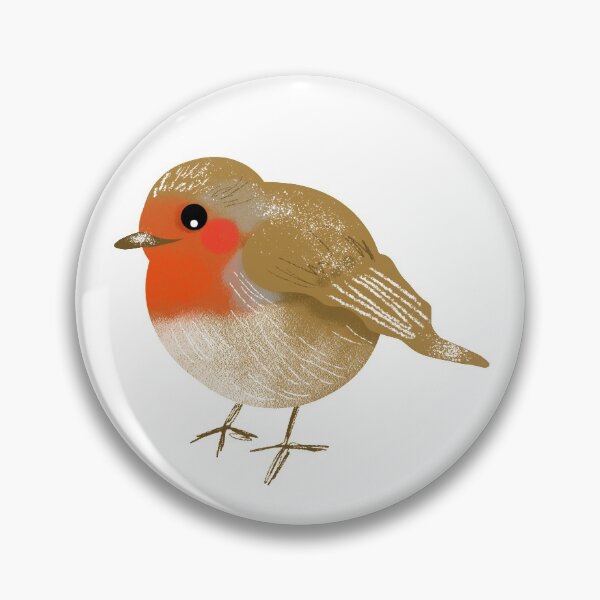 Item preview, Cute Robin RedBreast Christmas Bird designed and sold by VicEllisArt.