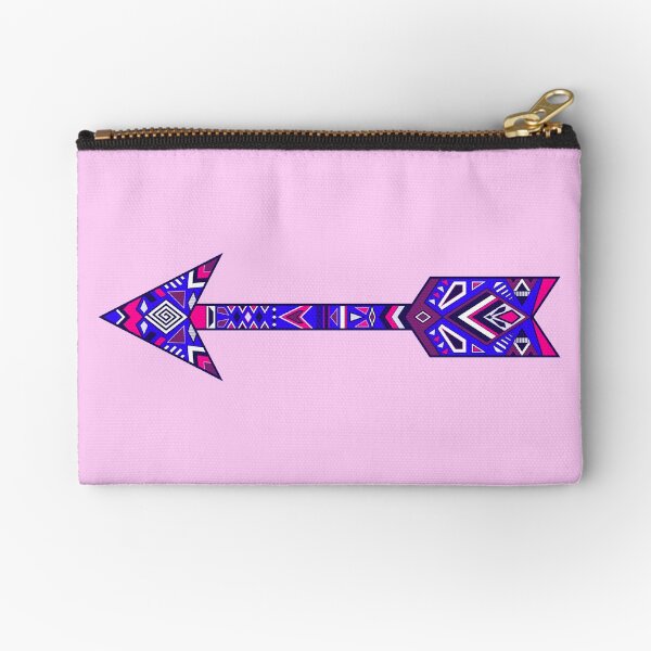 Arrows Boho Sagittarius sign Archer symbol emblem darts Zipper Pouch