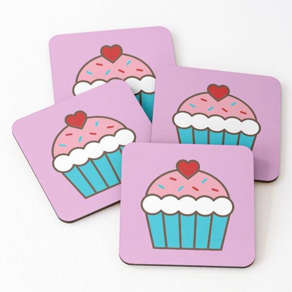 Item preview, Cute Anime Cupcake Festive Kawaii Treat designed and sold by Right Meow  Designs.