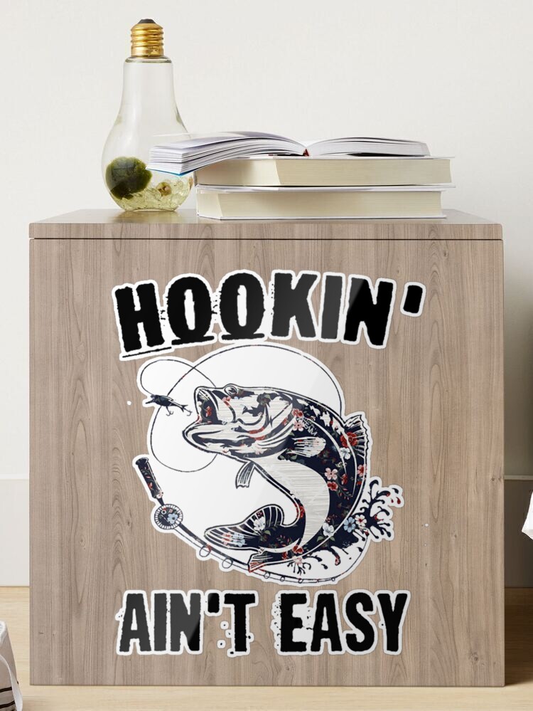 HOOKIN' AIN'T EASY FISHING TOWEL