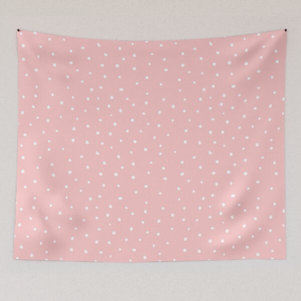 Item preview, Abstract dots, dalmatian, spotty pattern, white and blush pink designed and sold by iclipart.