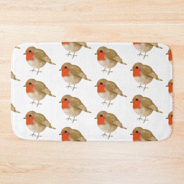 Item preview, Cute Robin RedBreast Christmas Bird designed and sold by VicEllisArt.