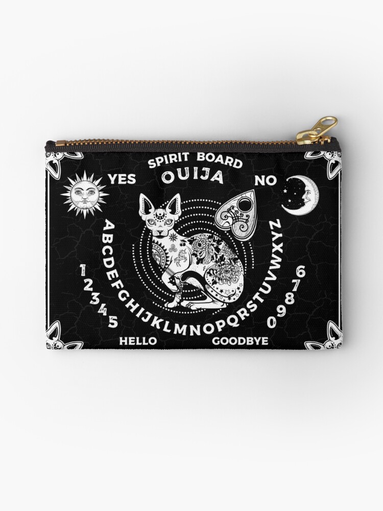 Ouija Board Purse Goth Purse Witchy Horror Handbag Black 