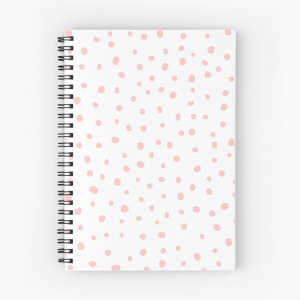 Item preview, Abstract dots, dalmatian, spotty pattern, white and blush pink designed and sold by iclipart.
