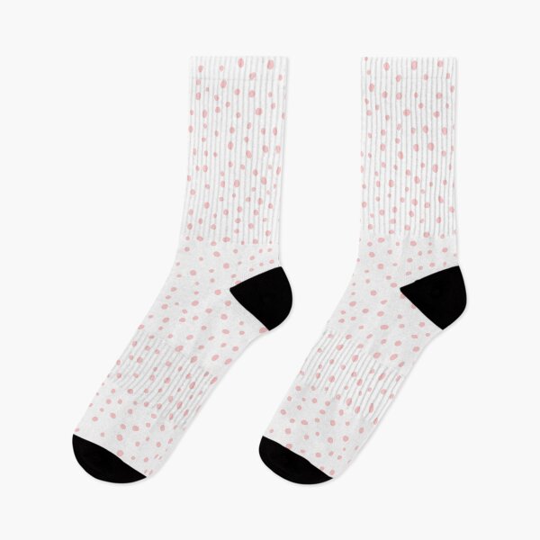Item preview, Abstract dots, dalmatian, spotty pattern, white and blush pink designed and sold by iclipart.