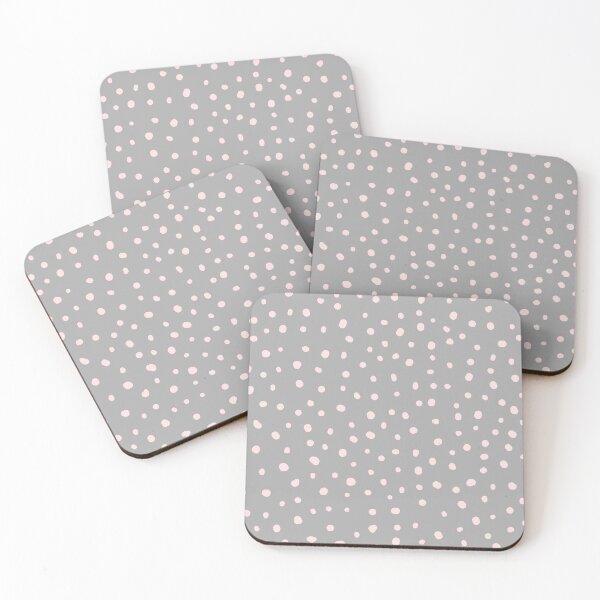 Item preview, Abstract dots, dalmatian, spotty pattern, pink and grey designed and sold by iclipart.