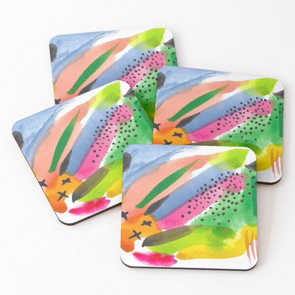 Item preview, Colorful and Bright Watercolor Abstract Painting designed and sold by MyArt23.