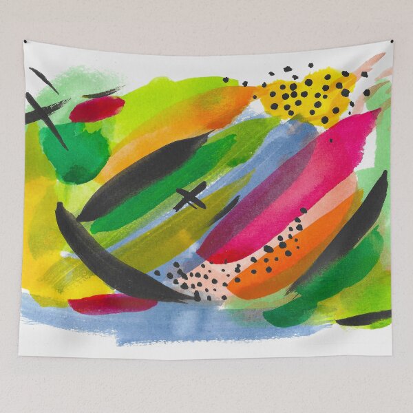 Item preview, Colorful Watercolor Abstract Painting designed and sold by MyArt23.