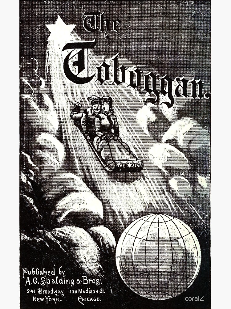 "1886 The Toboggan, Published in New York and Chicago by A.G.Spalding