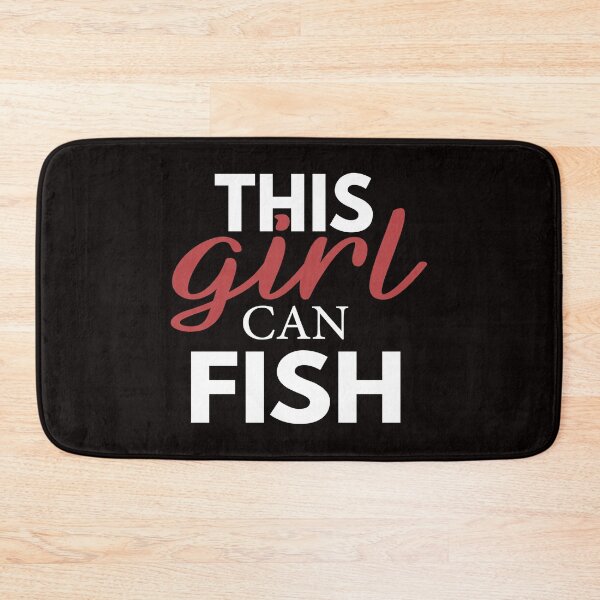 Item preview, This Girl Can Fish, Fishing Quote, Fishing Design, Funny Fishing designed and sold by Aerial Addicts.