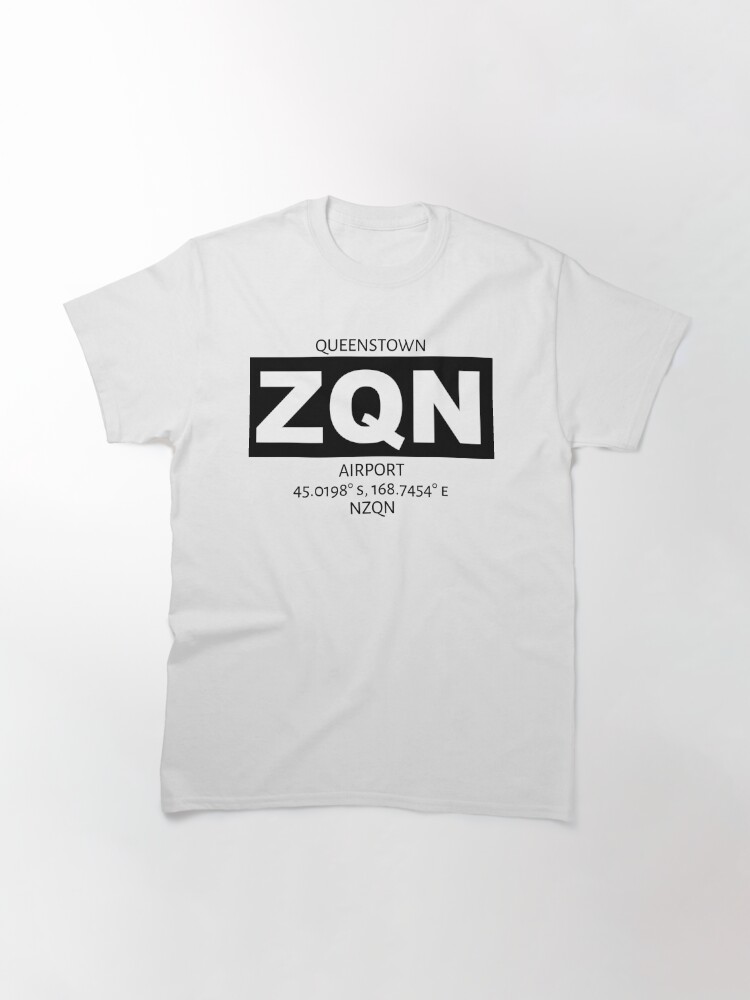 Alternate view of Queenstown Airport ZQN Classic T-Shirt