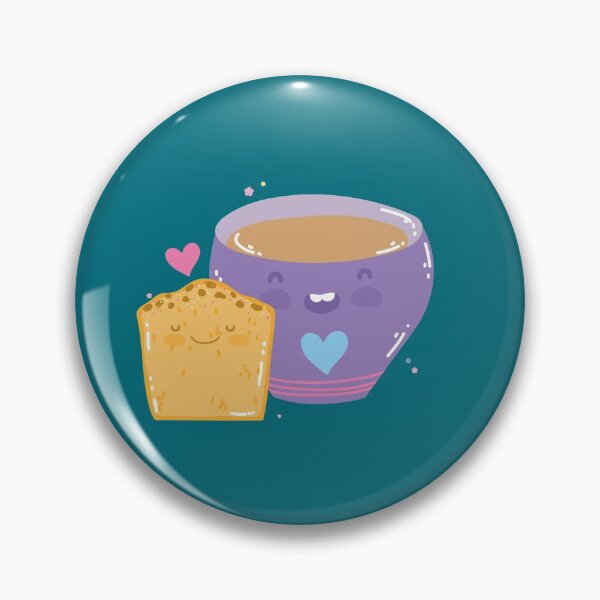 Item preview, Cute Anime Tea Toast Coffee Cake Kawaii Snack designed and sold by Right Meow  Designs.