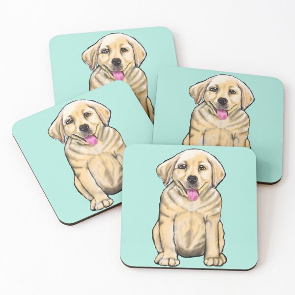 Item preview, Labrador retriever- cute Golden Labrador retriever puppy dog designed and sold by Artonmytee.
