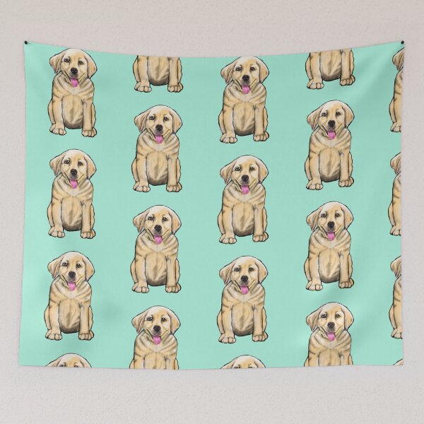 Item preview, Labrador retriever- cute Golden Labrador retriever puppy dog designed and sold by Artonmytee.