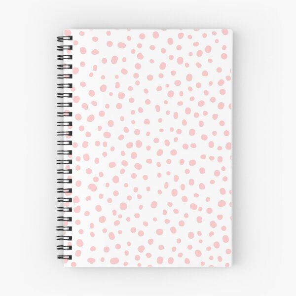 Item preview, Abstract dots, dalmatian, spotty pattern, white and blush pink designed and sold by iclipart.