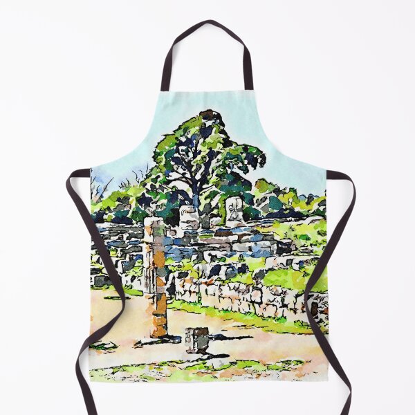 Item preview, Paestum: archaeological site with trees and column designed and sold by Giuseppe Cocco.
