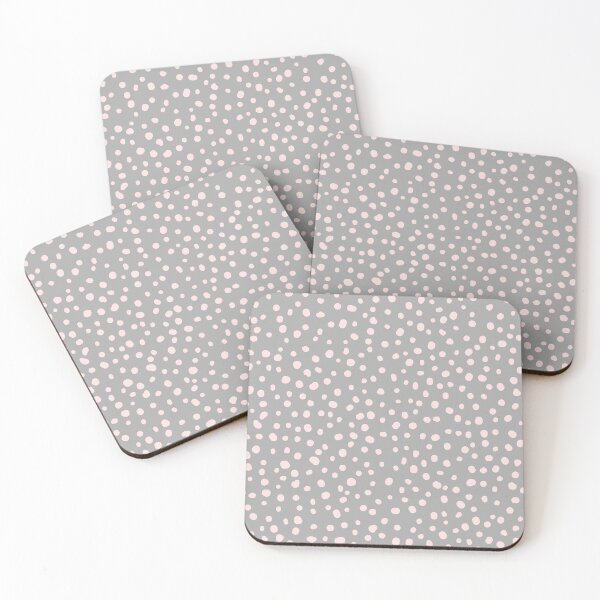 Item preview, Abstract dots, dalmatian, spotty pattern, pink and grey designed and sold by iclipart.