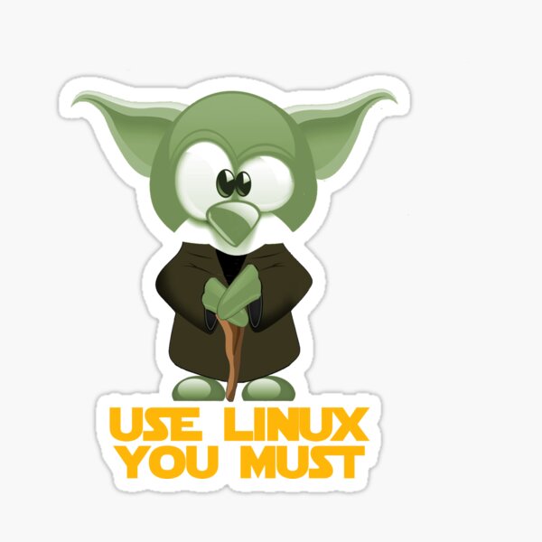 Linux Penguin - Use Linux You Must Sticker
