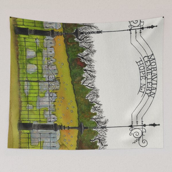 Item preview, Moravian Cemetery Friday the 13th Filming Location designed and sold by NatashaBirdi.