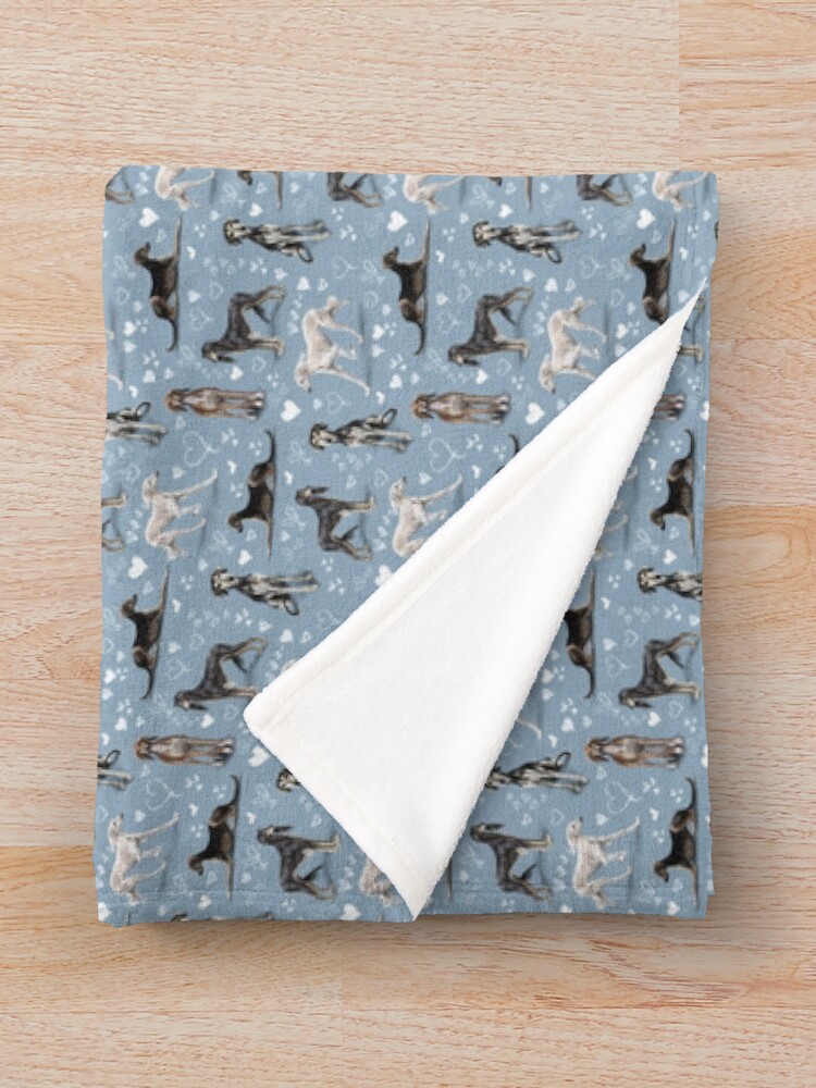 Alternate view of The Saluki Throw Blanket