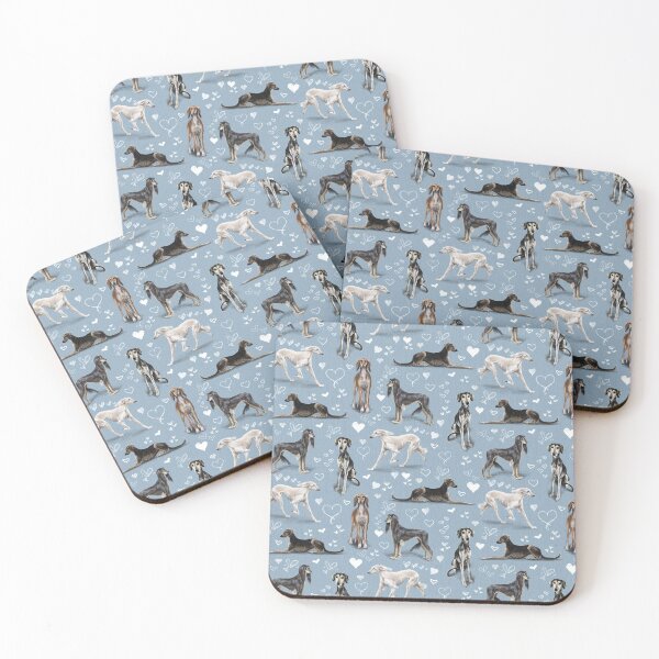 The Saluki Coasters (Set of 4)