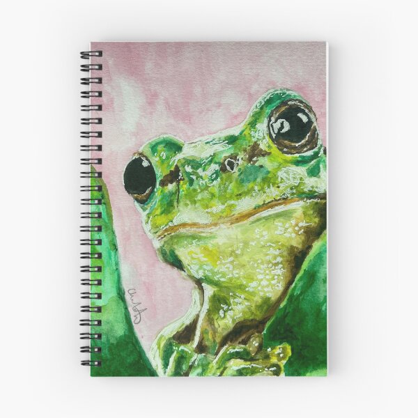 Item preview, curious green frog designed and sold by char-mitch.