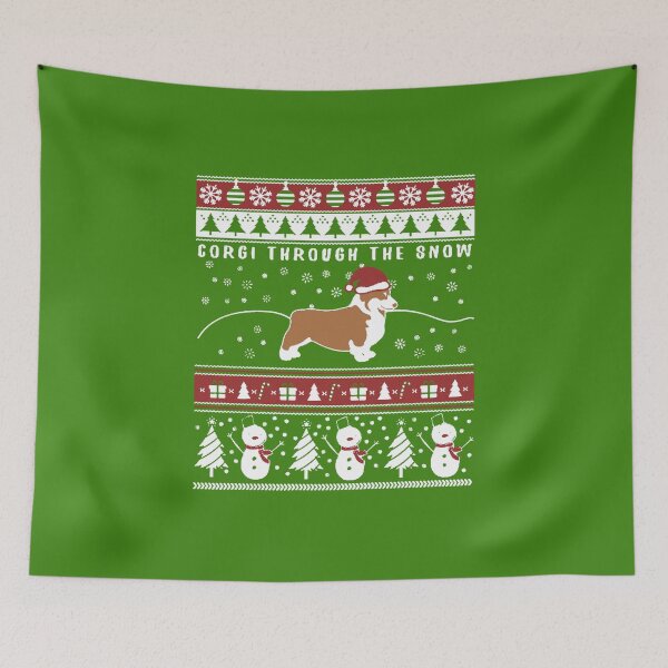 Item preview, Ugly Christmas Sweater Funny Corgi Design designed and sold by Sugar-Magnolia.