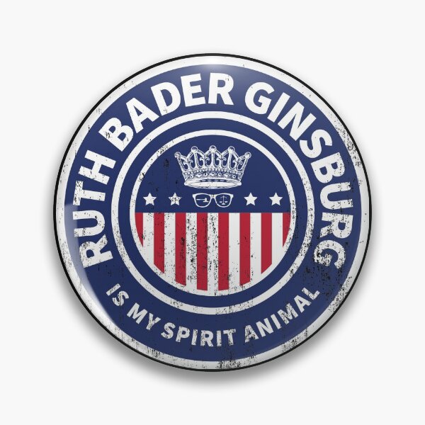 Item preview, Ruth Bader Ginsburg Is My Spirit Animal | Distressed designed and sold by trekker63.