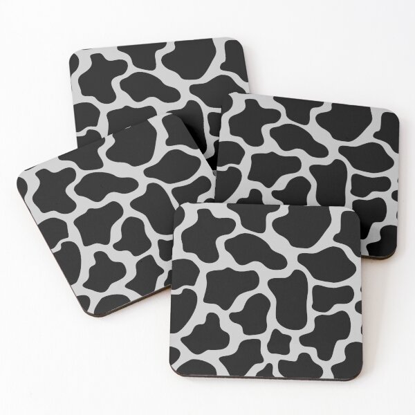 Item preview, Abstract dots, cow spots, dalmatian, spotty pattern, grey and black designed and sold by iclipart.