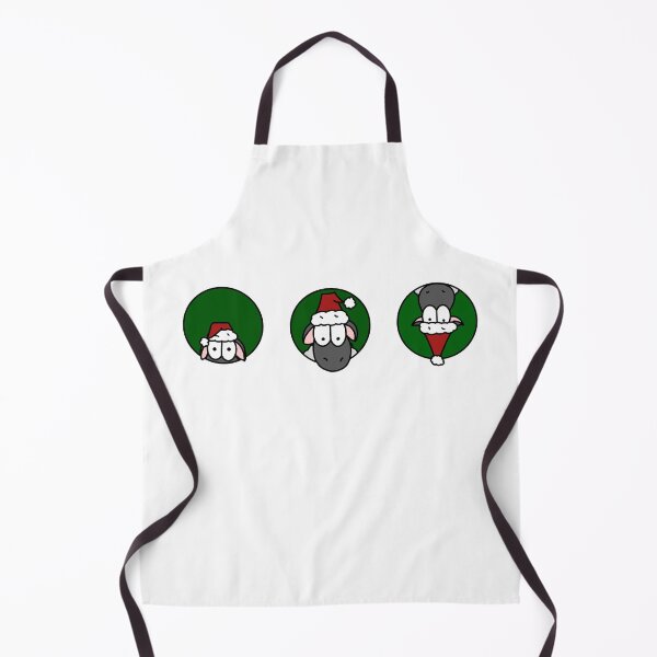 Item preview, Christmas Sheep Trio (Green) designed and sold by SmokeyCarbonite.